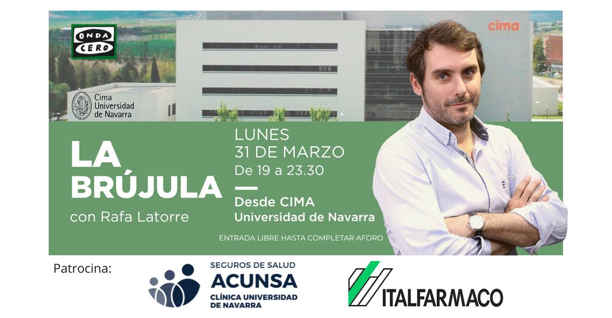 Retransmisión de La brújula, de Onda cero, desde el Cima Universidad de ...