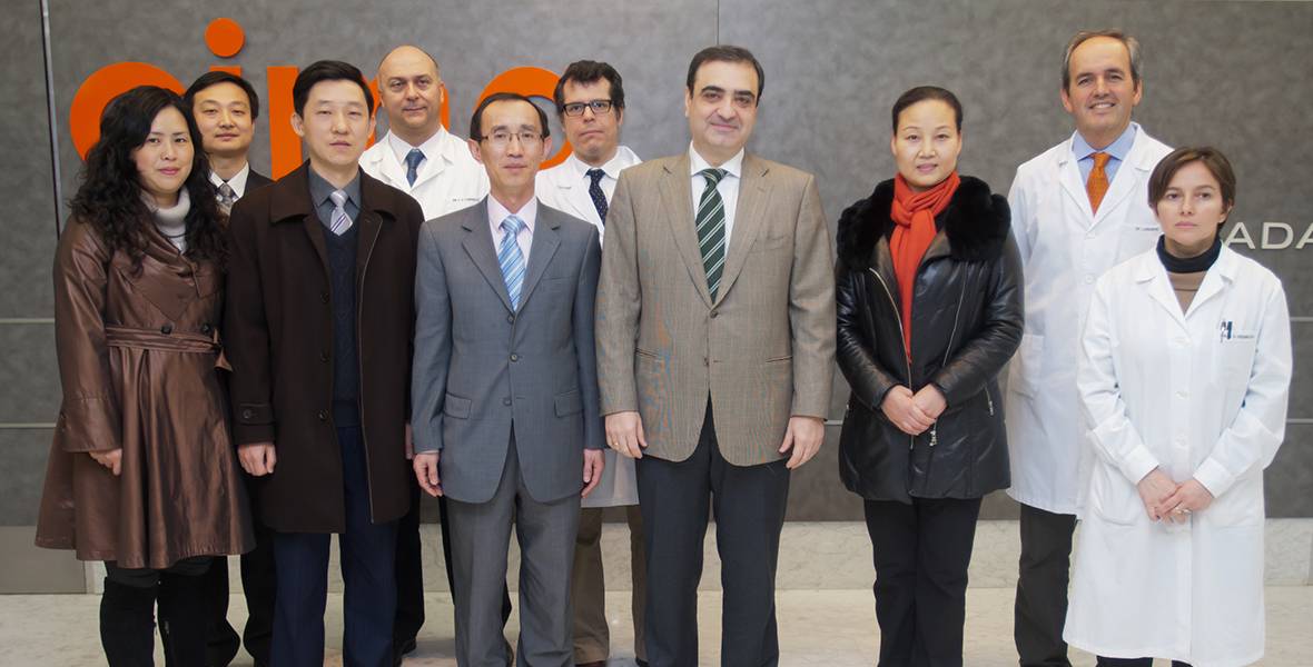 Representantes de la Comisión de Ciencia y Tecnología de la provincia china de Chongqing visitan el CIMA Una delegación de la Comisión de Ciencia y Tecnología de la provincia china de Chongqing ha visitado el Centro de Investigación Médica Aplicada (CIMA)