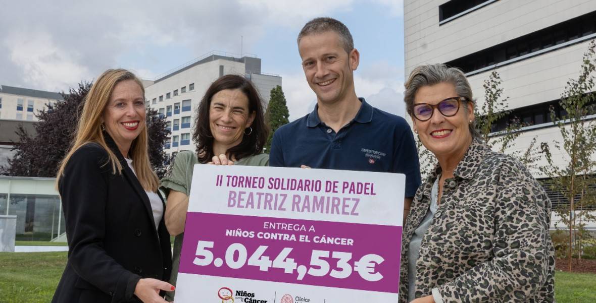 El II Torneo Solidario de Pádel Beatriz Ramírez recauda más de 5.000 euros para la investigación en cáncer que se realiza en el Cima