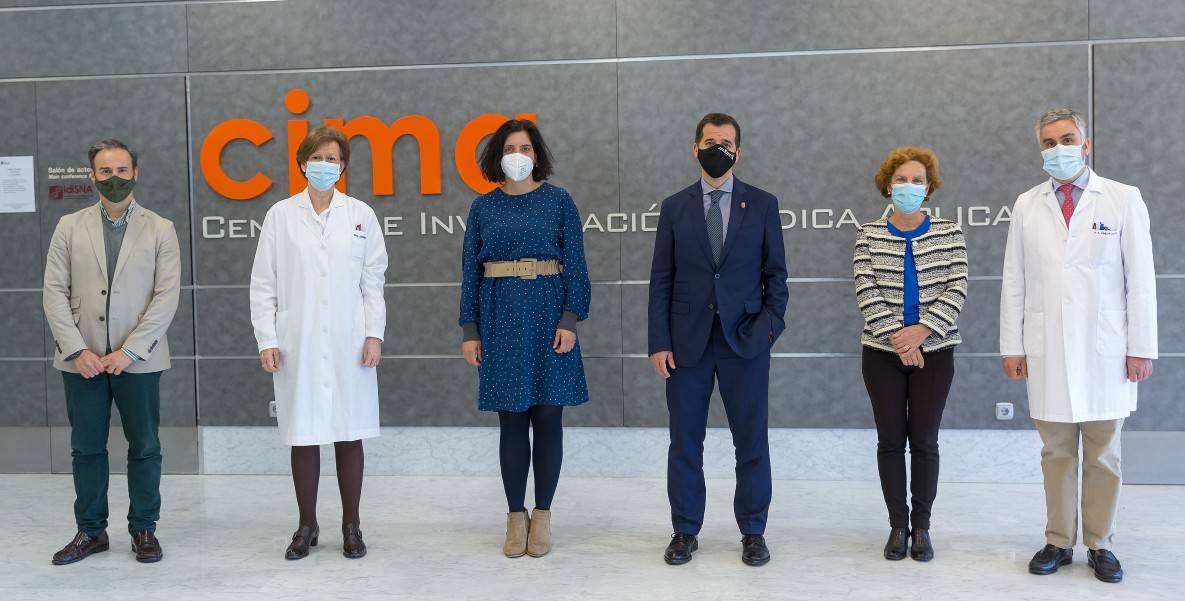 Visita consejero Mikel Irujo al Cima Universidad de Navarra