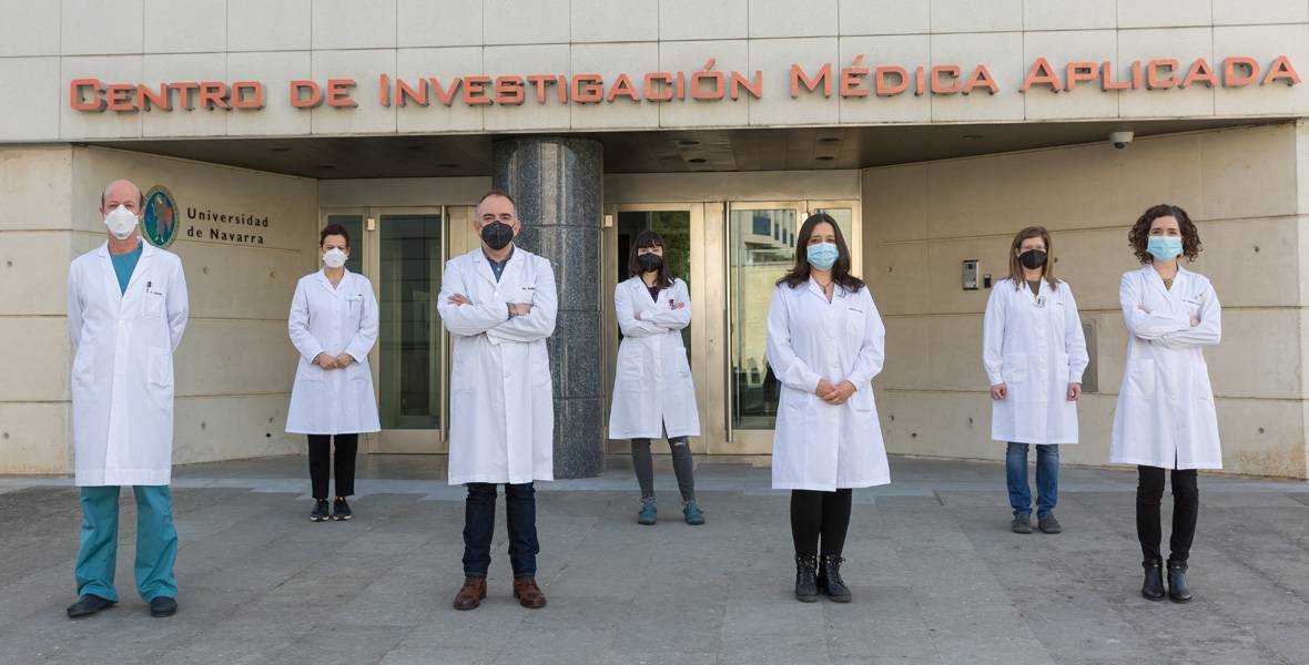 myAsset.title Imagen del equipo investigador de la Clínica y el Cima Universidad de Navarra de un estudio sobre nuevos genes implicados en el mieloma múltiple.