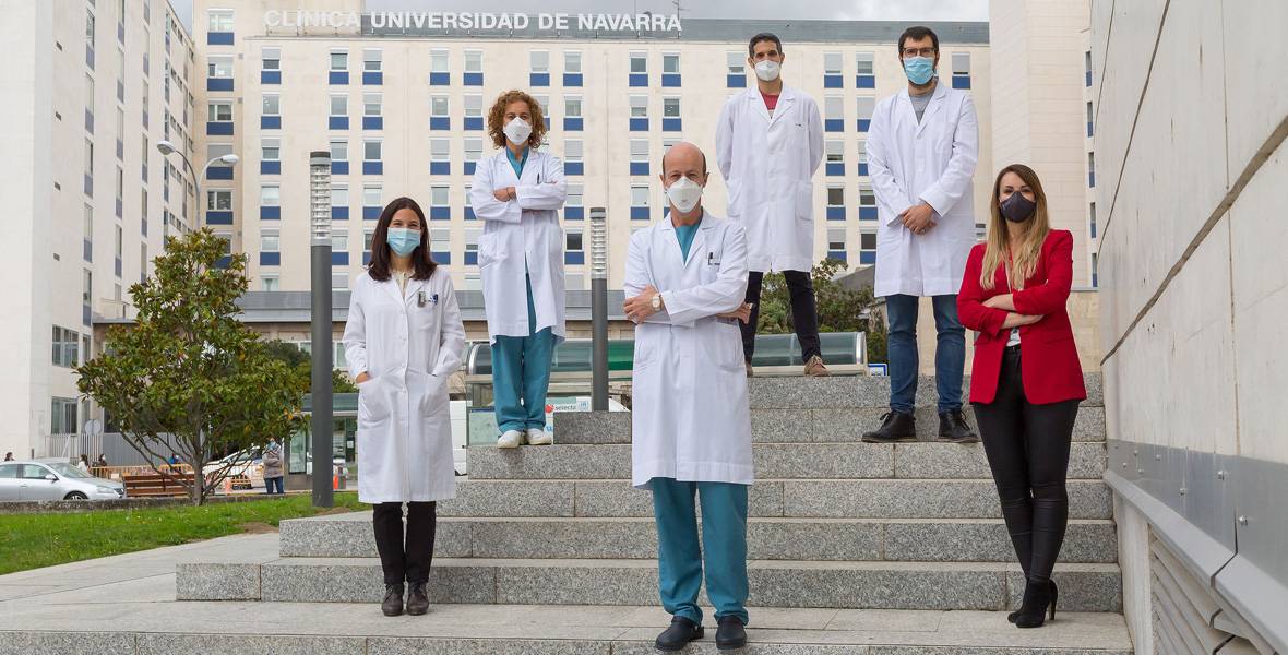 myAsset.title Imagen del equipo del Cima y Clínica Universidad de Navarra involucrado en el proyecto Cardiopatch.