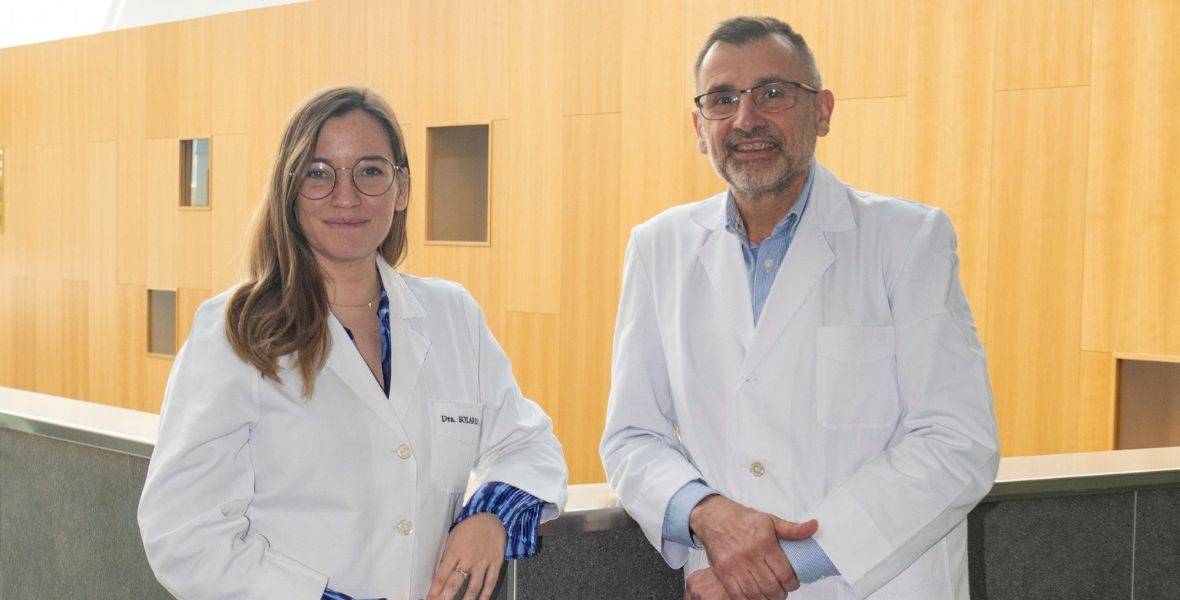 porfiria-dres-antonio-fontanellas-isabel-solares. Imagen de los Dres. Antonio Fontanellas e Isabel Solares, de la Clínica Universidad de Navarra, que tratan la porfiria.