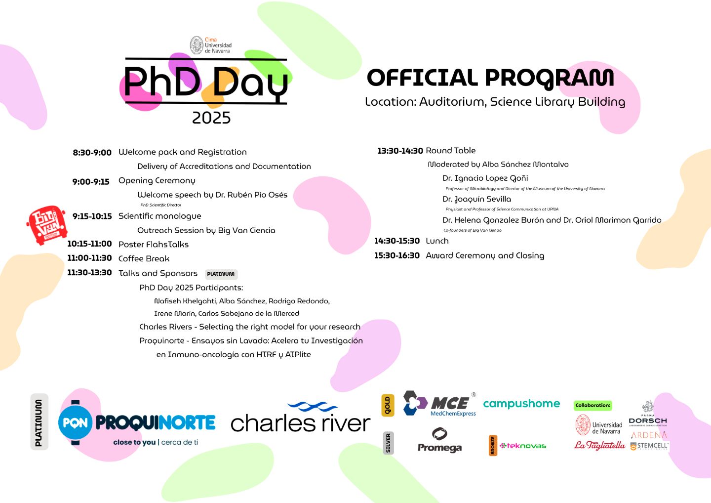 PhD Day Cima Universidad de Navarra 2025.
